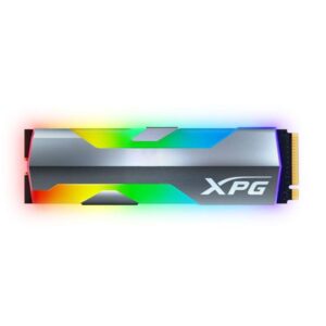 XPG SPECTRIX S20G 500GB RGB 3D NAND PCIe Gen3x4 NVMe 1.3 M.2 2280 Internal SSD, Black