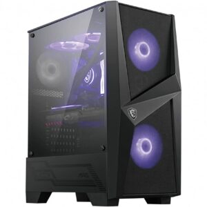 MSI M100M Mid Tower Gaming PC Case AG Forge