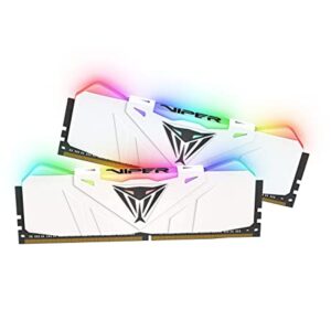 Patriot Memory Viper Gaming RGB Series DDR4 DRAM 3200MHz 16GB Kit - White